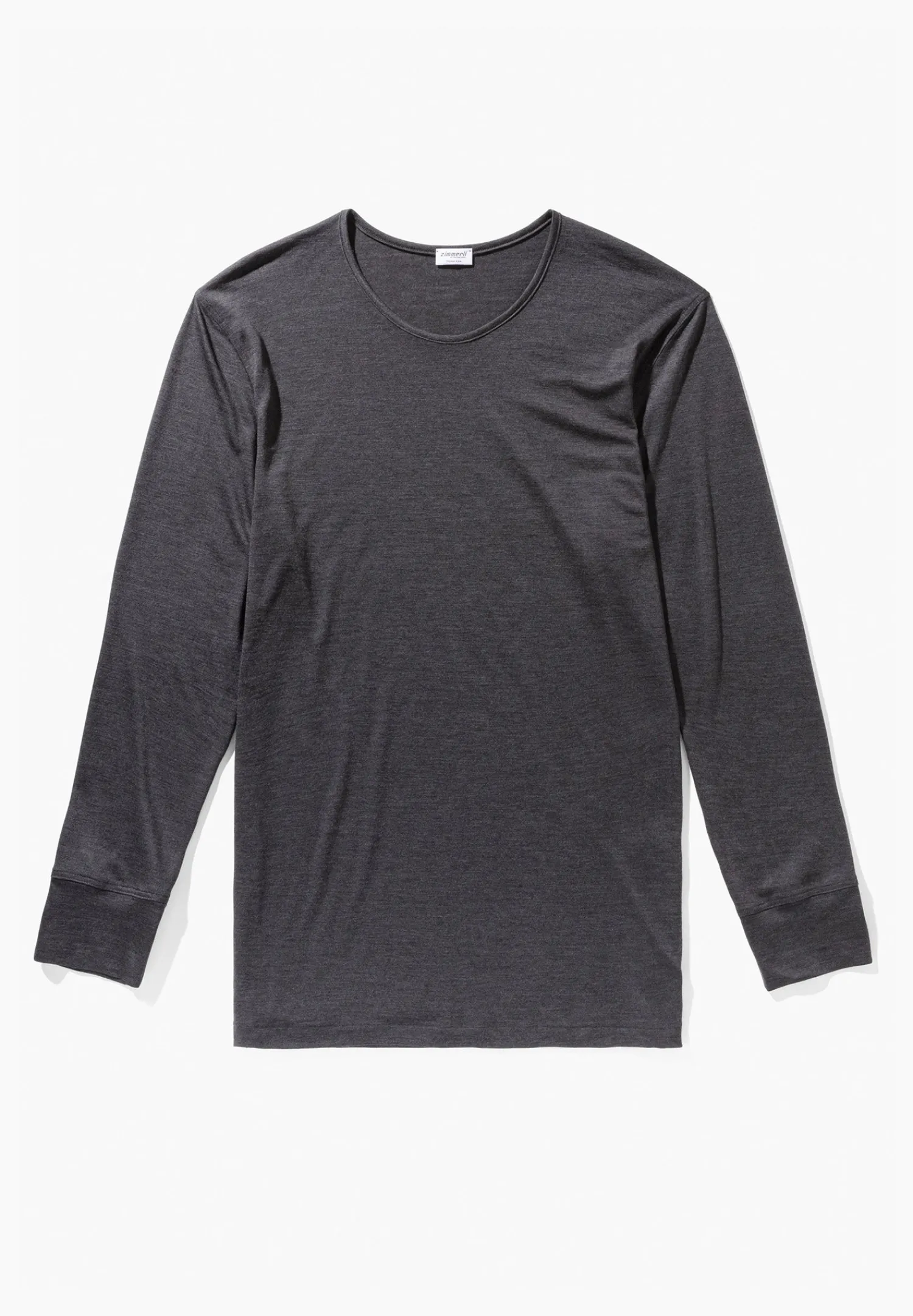 Wool & Silk|T-Shirts Manches Longues-Zimmerli Wool & SilkT-Shirt à manches longues - charcoal