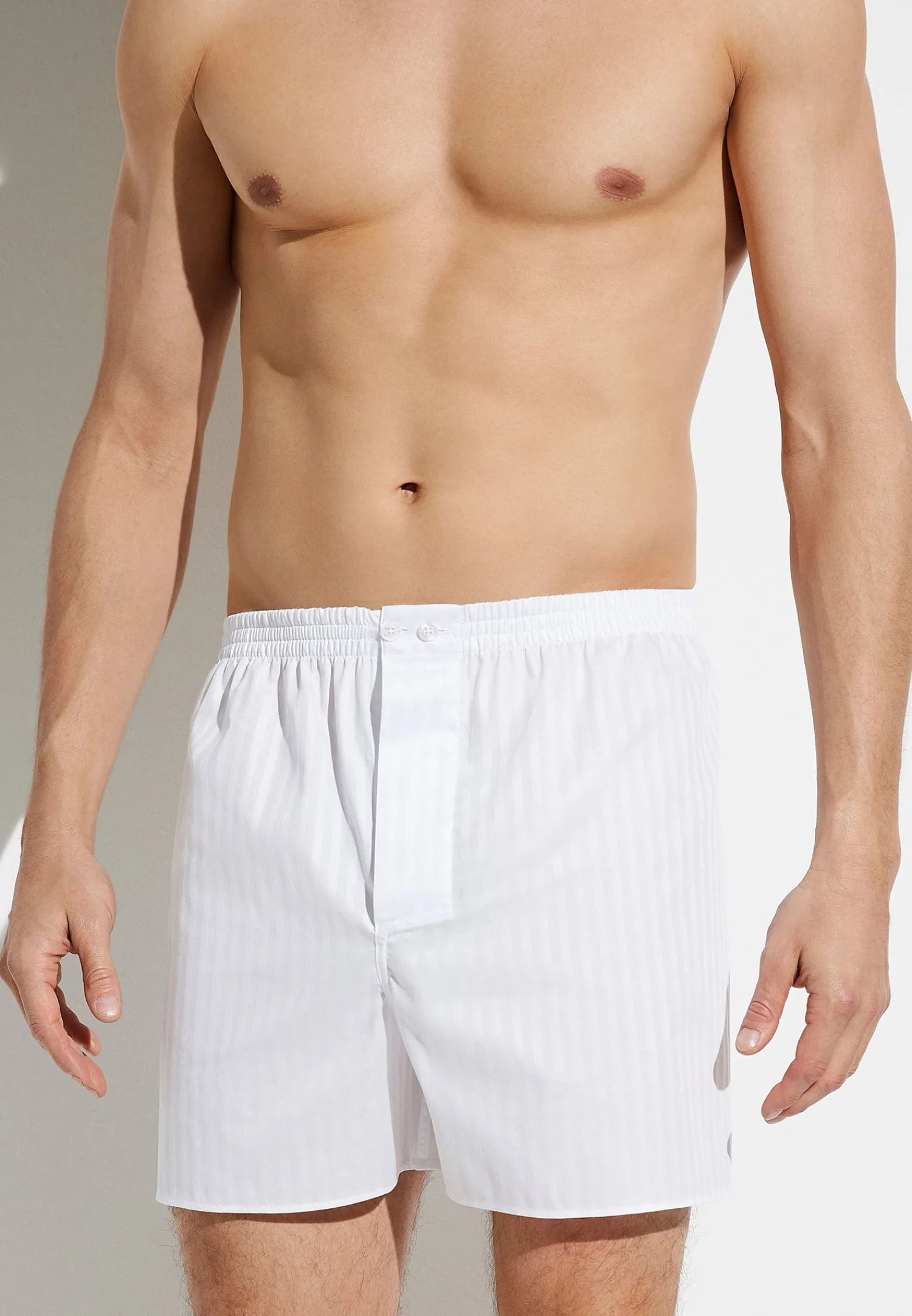 Woven Nightwear|Boxershorts-Zimmerli Woven NightwearBoxer Shorts - white