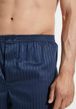 Woven Nightwear|Boxershorts-Zimmerli Woven NightwearBoxer Shorts - navy
