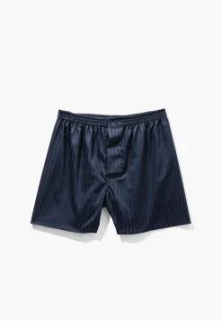 Woven Nightwear|Boxershorts-Zimmerli Woven NightwearBoxer Shorts - navy