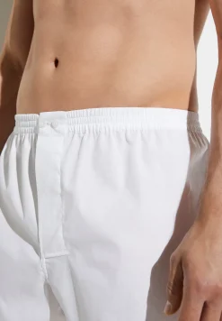 Woven Nightwear|Boxershorts-Zimmerli Woven NightwearBoxer Shorts - white